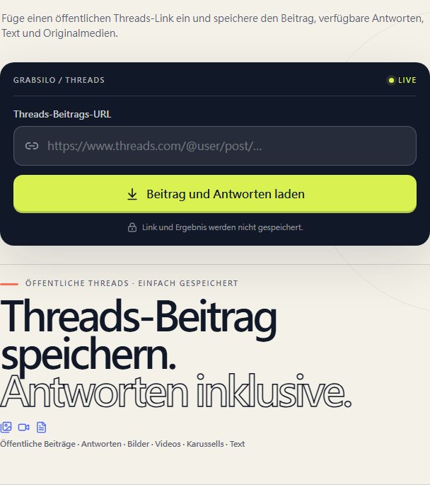GrabSilo Threads-Leitfäden